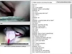 chatroulette - horny perfect body strip and masturbates