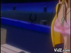 Hot anime babe gets fucked on boat