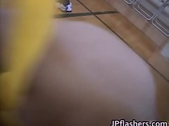 Amateur Japanese teens exposed playing part2
