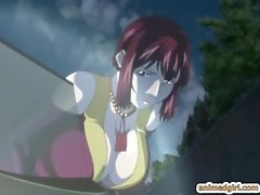 Shemale hentai gets sucked cock in the ritual sex