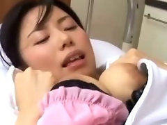 Japanese hot nurse slut gets eaten out