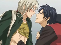 Anime gay couple foreplay n sex act