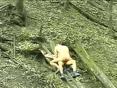 In the middle of the forest hot horny guys are fucking hard and deep