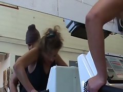 Hardcore mature sex in the gym