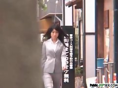 Hot Model Japanese Get Nailed In Public video-30