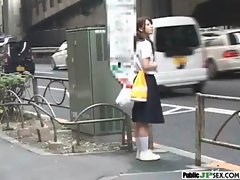 Outdoor Cute Japanese Girl Get Sex clip-14