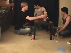 Super hot gay teens having a game party gay porno