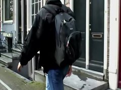 Real dutch hooker gives amateur guy a blowjob in reality sex