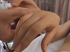 Massage of the hand(censored)