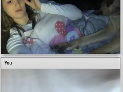 guy eats cum for girls on chatroulette